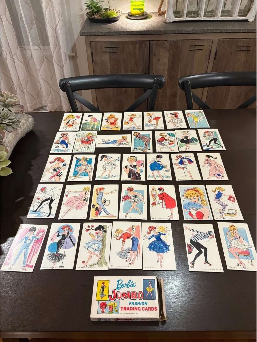 1962 Barbie and Ken, jumbo trading cards, complete set 2 series